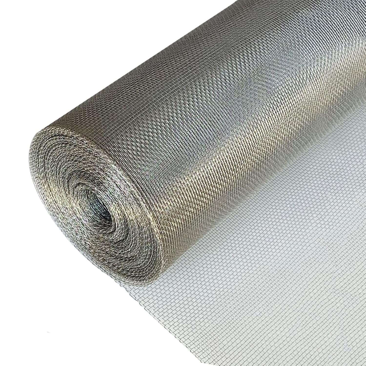 Rollo de Malla de Alambre de Acero Inoxidable 304, 8/18/30 Mesh