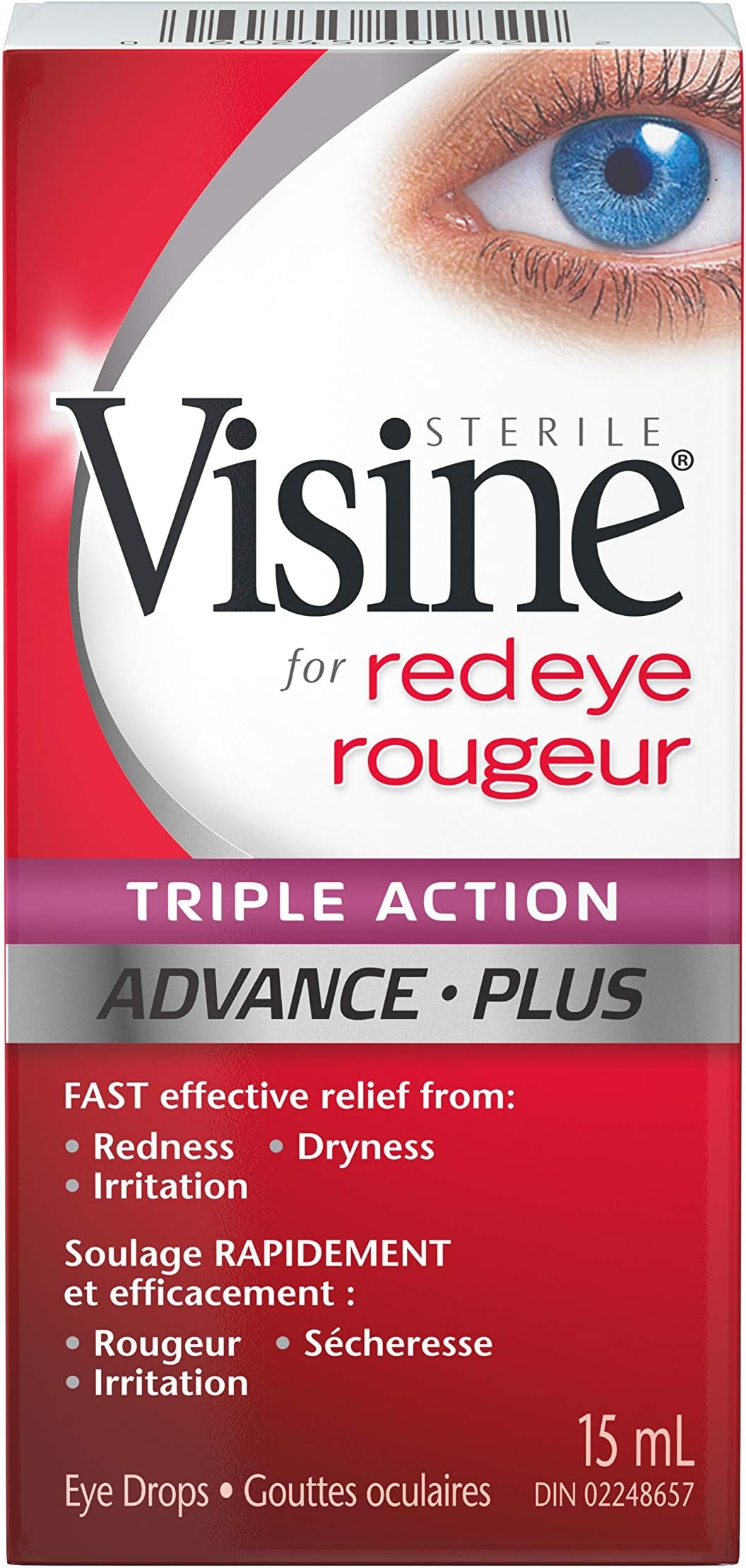 Red Eye Triple Action Eye Drops, 15ml