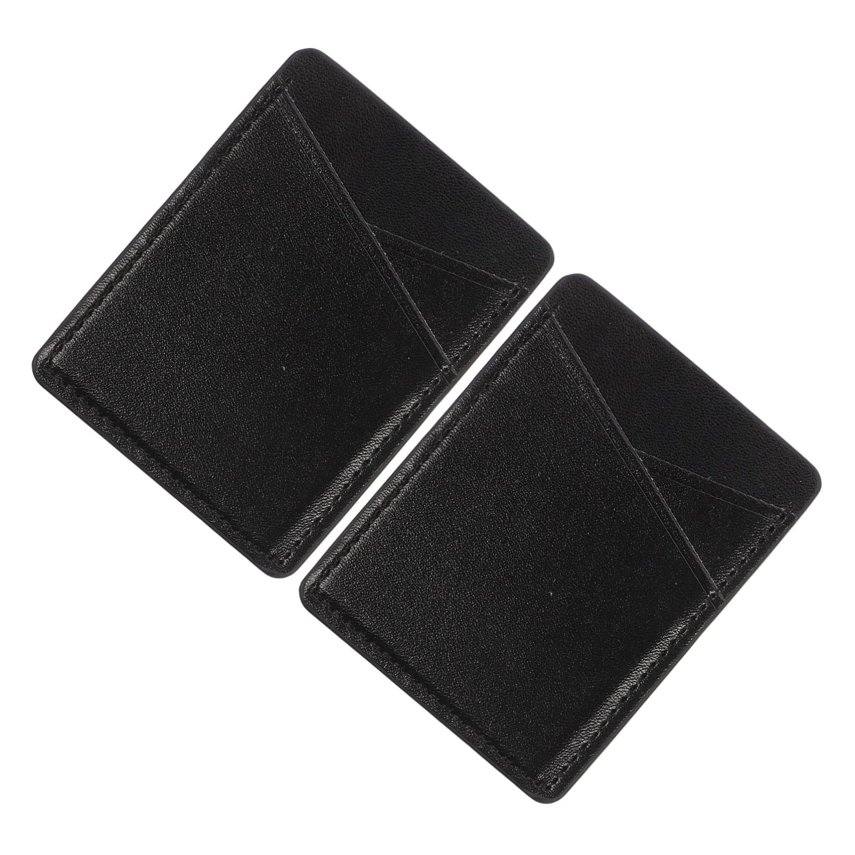 LABRIMP 10piezas Soporte Adhesivo para Tarjetas De Teléfono Holder PU De Ranuras Funda De Móvil para ID y Tarjetas De Crédito Pack De Unidades