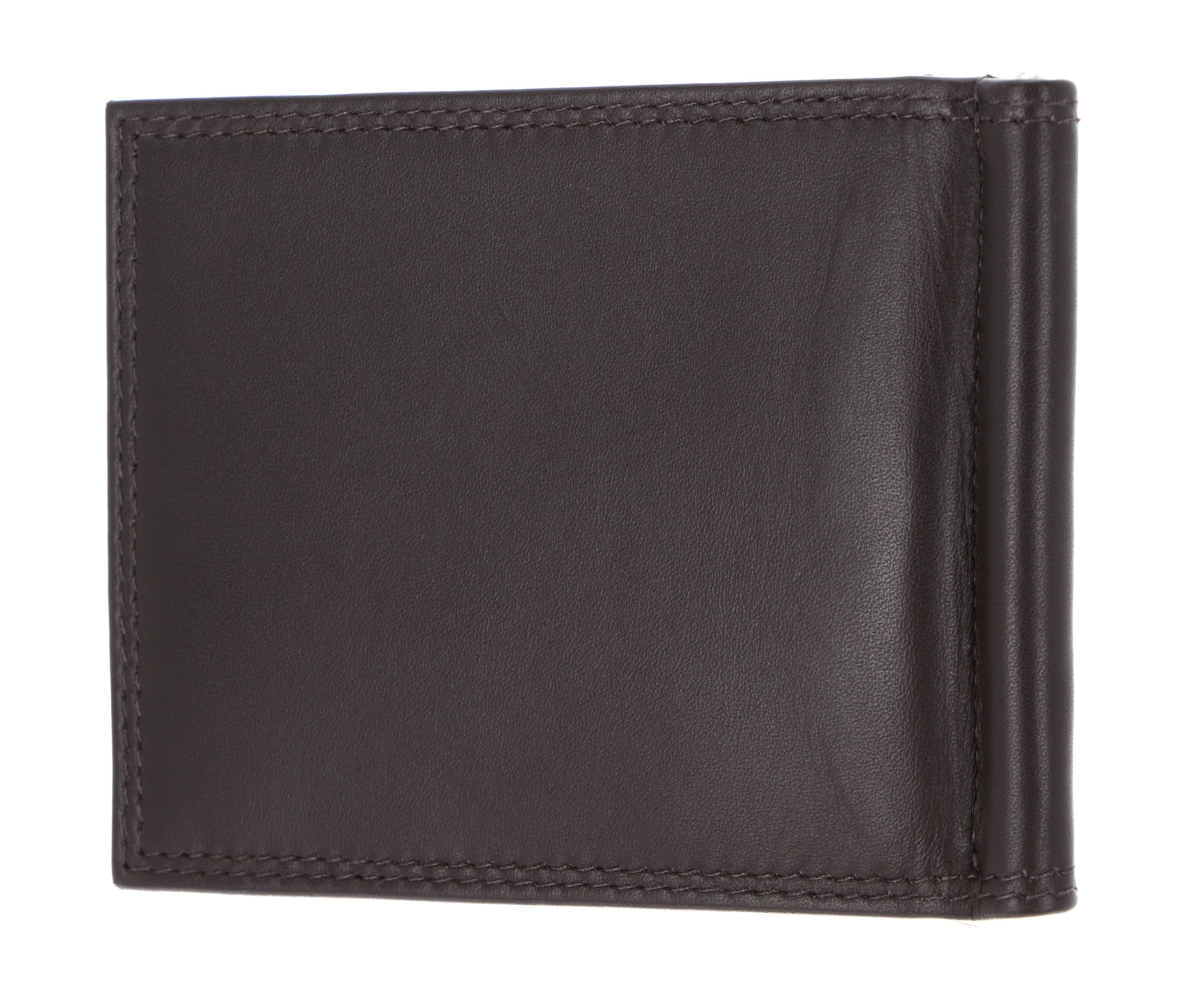 Golden Head Cuir Porte-Monnaie Pince à Billets Polo RFID Protect Clip-Scheintasche 1921 Dunkelbraun Marron foncé