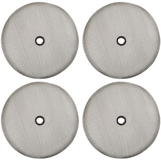ECOMISTIQ?4 Pieces French Press Replacement Filter Stainless Steel Mesh for Household Diameter 6.7cm|Kitchen, Dining & Bar|Small Kitchen Appliances|Coffee & Tea Makers|Replacement Parts & Accs