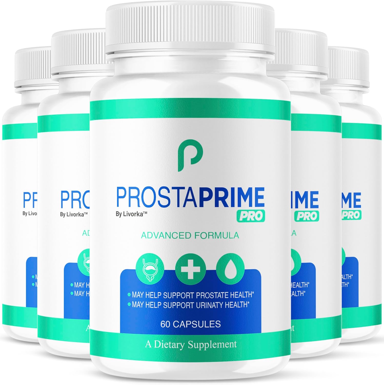 (5 Pack) ProstaPrime Pro Capsules - Official ProstaPrime Pro for Men Pills Supplement Support, Natural Premium Advanced Formula Health & Wellness, ProstaPrime Pro Reviews, 300 Capsules for 5 Months