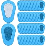 Panitay 40 Pcs Adhesive Eye Patches for Adults Disposable Breathable Medical Eye Patch for Amblyopia Lazy Latex Free Adhesive Bandages for Men(3.3 x 2.3 Inch,Blue)