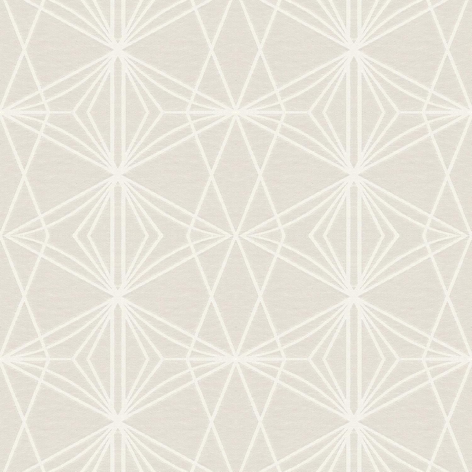 Papier peint géométrique beige ReWallpaper de 44cm à poser facilement sur mur de chambre