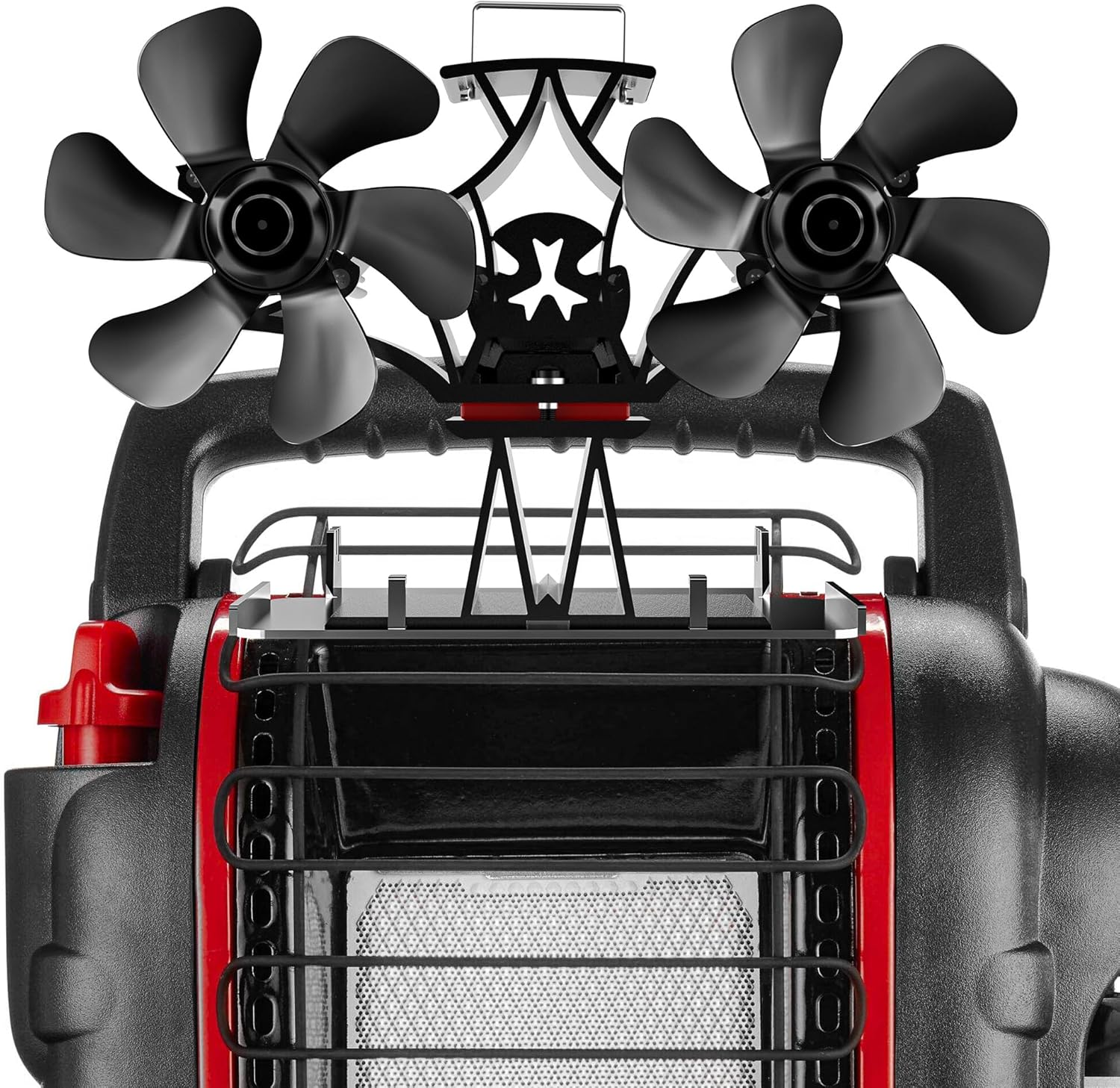 HIDALIFE 12-Blade Wood Stove Fan with Twin Motors