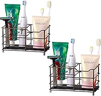 Vista 12 de Dseap - Soporte para cepillo y pasta de dientes de acero inoxidable