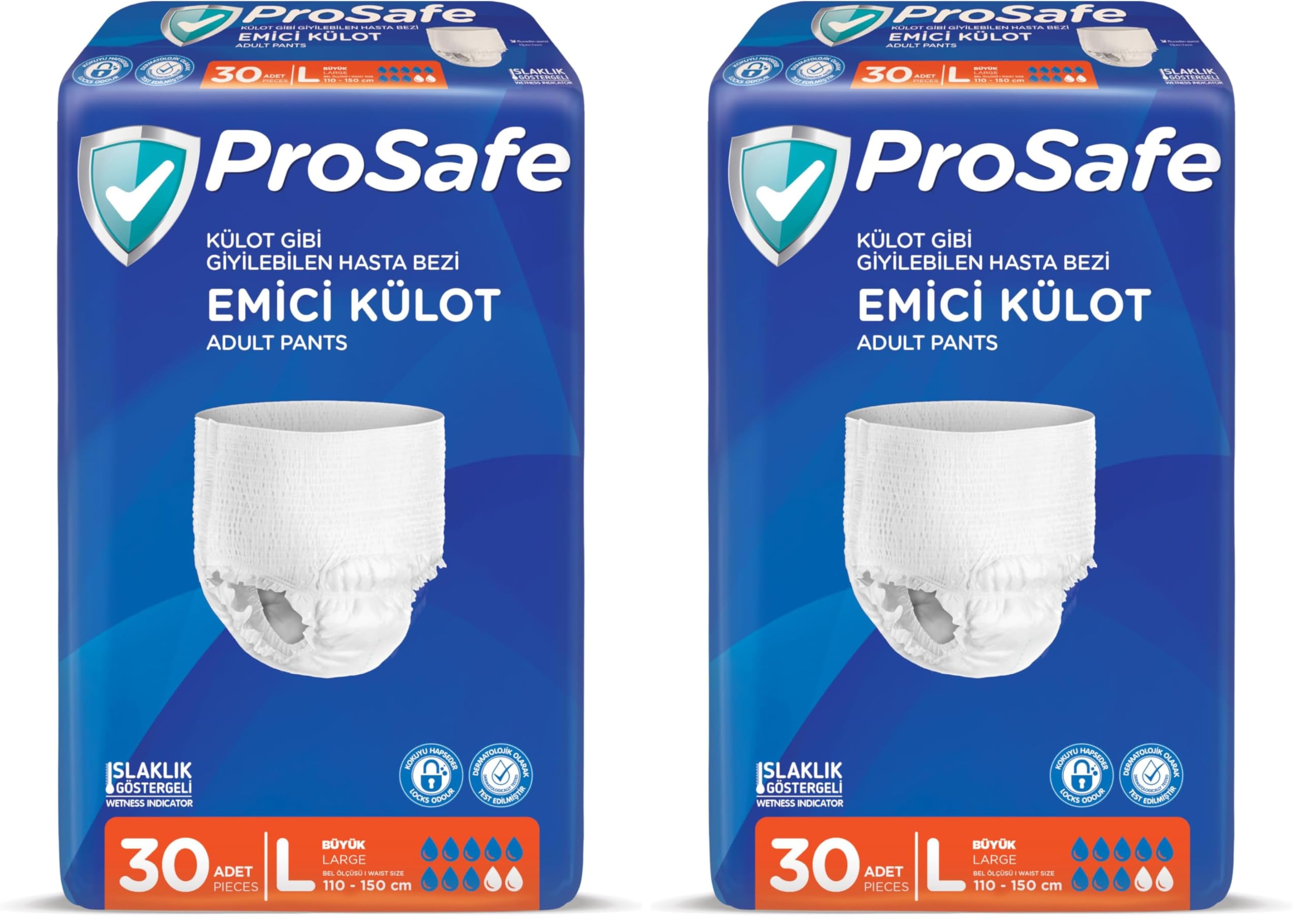Prosafe Emici Külot Büyük (L) 30 Adet (2 paketi)