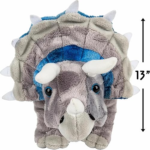 Miniatura 3 de Rhode Island Novelty Peluche Triceratops Animal Den de 13"
