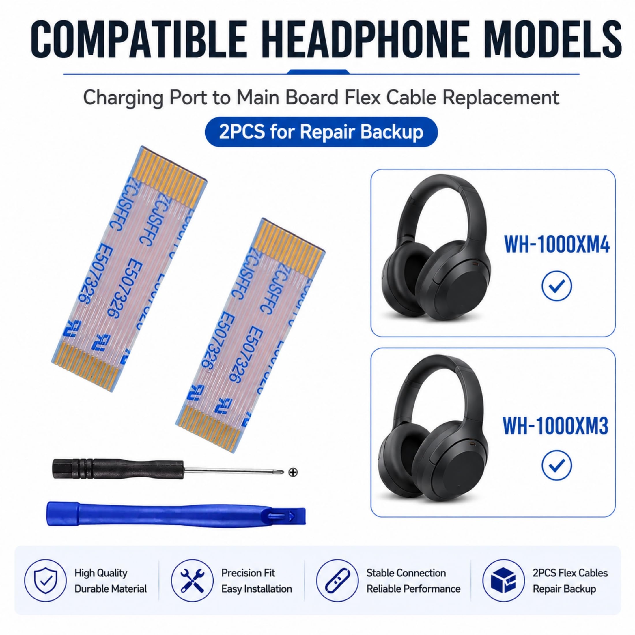 Amazon | Funayama 充電ポートフレックスケーブル Sony WH-1000XM4 WH