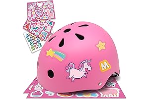 Simply Kids Bike Helmet with Cool DIY Stickers
