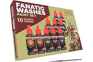 The Army Painter Quickshade Washes Paint Set: Easy to Use for Beginners...