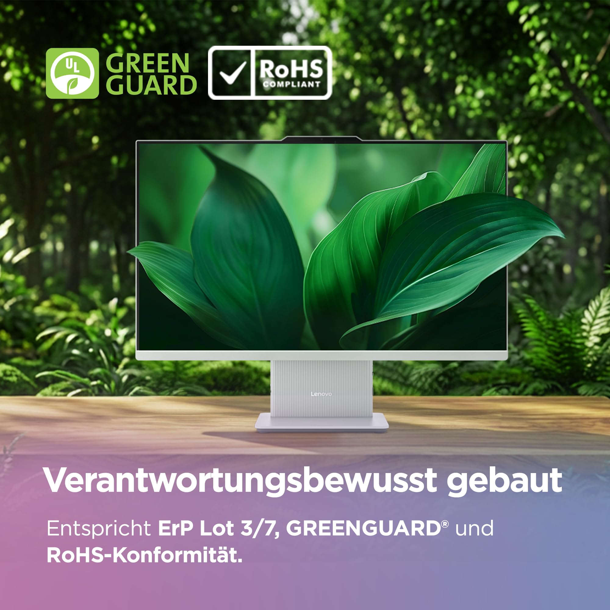 Lenovo IdeaCentre All-In-One PC | 27" QHD Display | Intel Core 9 270H | 32GB RAM | 1TB SSD | Integrierte Intel Grafik | Windows 11 | Inkl. Maus und Tastatur | Cloud Grau | 3 Monate Premium Care