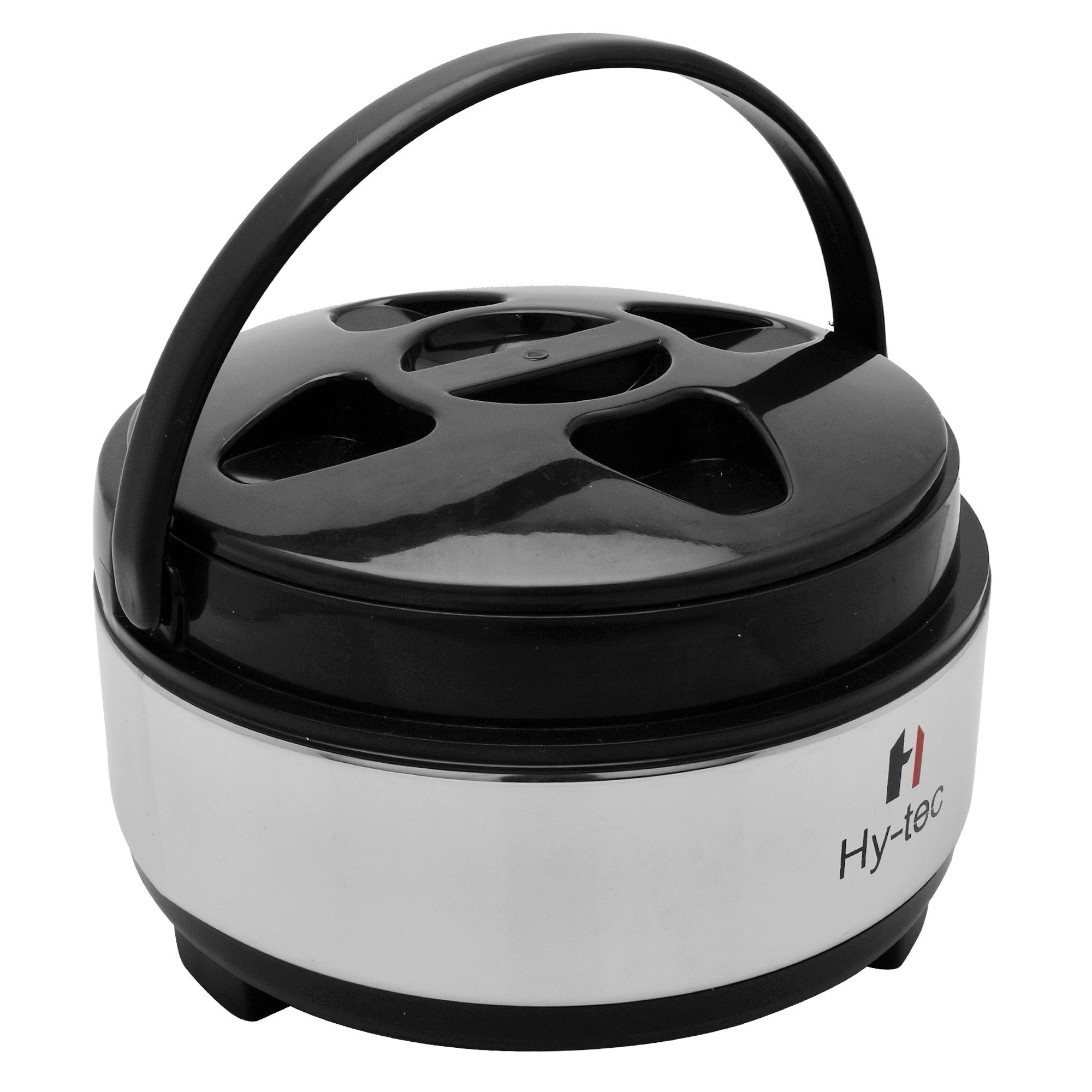 H Hy-tec Stainless Steel Puff Insulated Casserole/Chapati Container/Hot Pot, 1400 ml