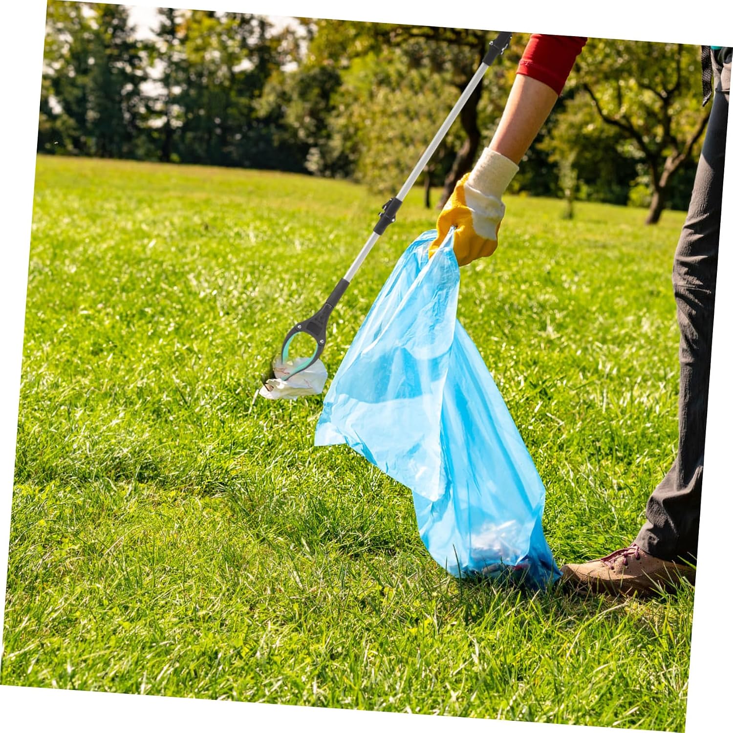 VICASKY Foldable Trash Picker Grabber Tool Ergonomic Litter Grabber for Quick Trash Pickup Lightweight Design for Outdoor Indoor Use for Collecting Litter and Objects