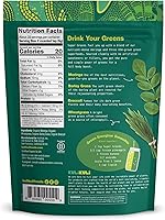 Vista 2 de Kuli Kuli Green Power [6 onzas] - Polvo Super Greens - Mezcla de moringa, pasto de trigo, brócoli y cebada densa en nutrientes, polvo