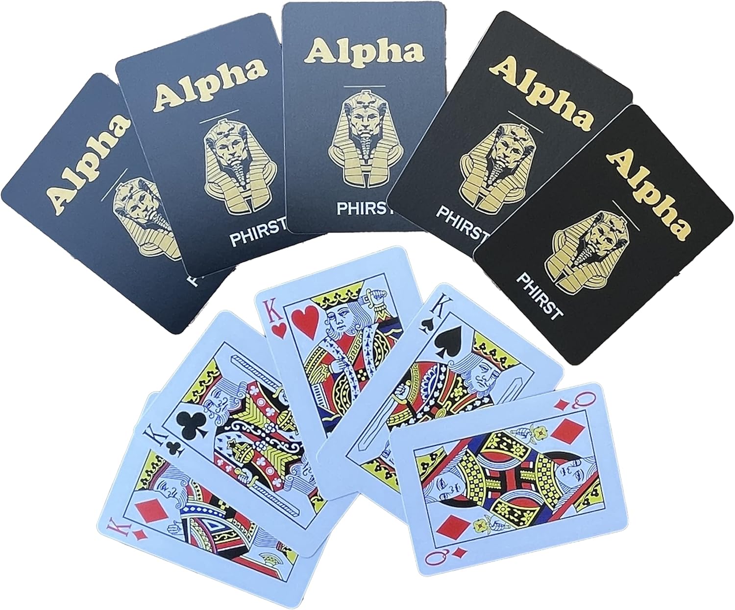 Alpha Fraternity Gift Playing Cards - Standard Size