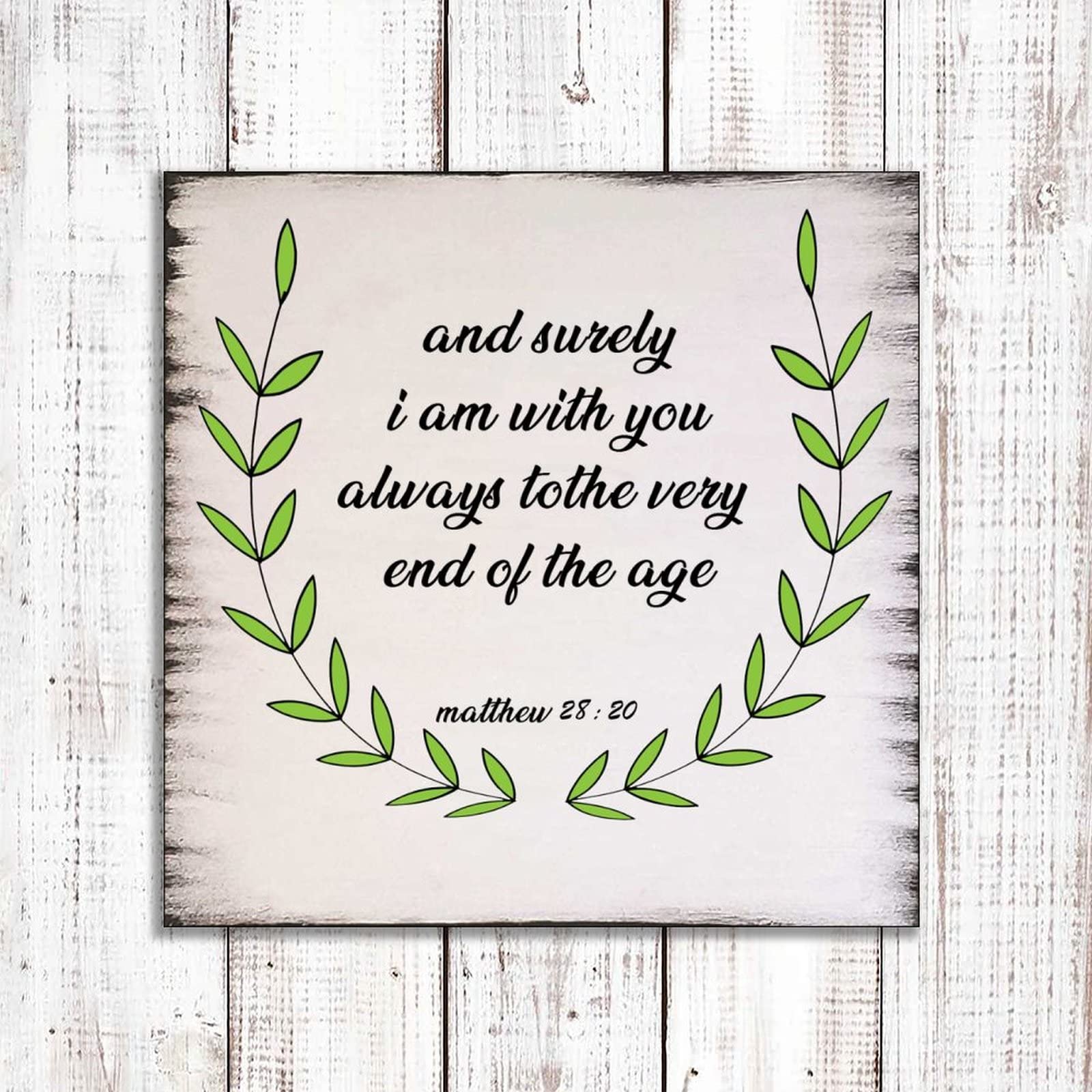 Cartello In Legno Con Scritta "Dio Dice..." | Decorazione Cristiana Per Casa E Cameretta | Regalo Di Fede | Rustico E Divertente | 12,7 X 12,7 Cm