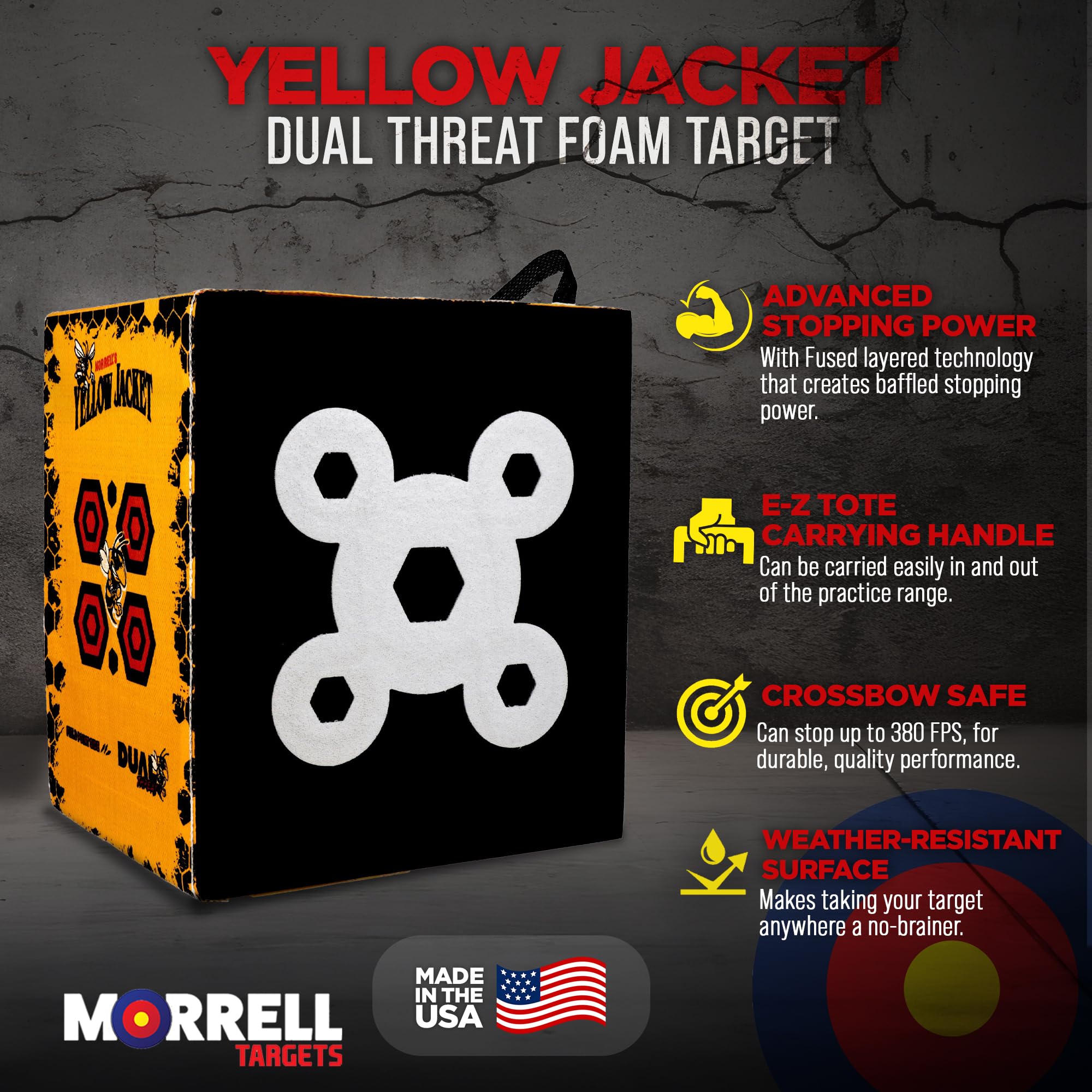 Amazon.com: Morrell Targets Yellow Jacket 380 FPS Dual Threat 