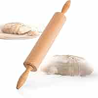 Italienisches Nudelholz Buchenholz | 45cm Teigroller Für Pasta & Pizza