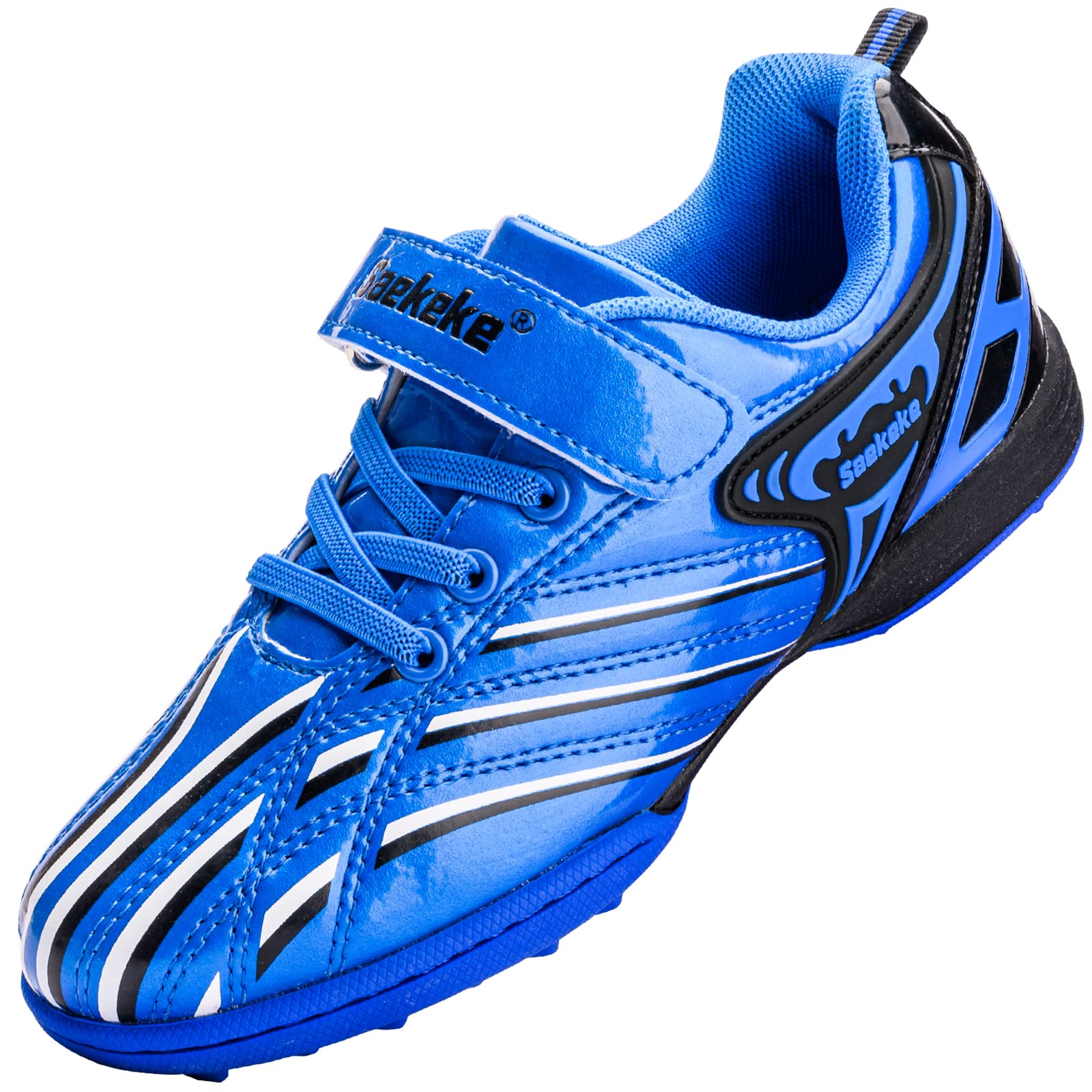 Chaussures de Football TF Garçons Filles pour Surface Synthétique, Chaussures de Course pour Jeune Enfant/Enfant Plus âgé