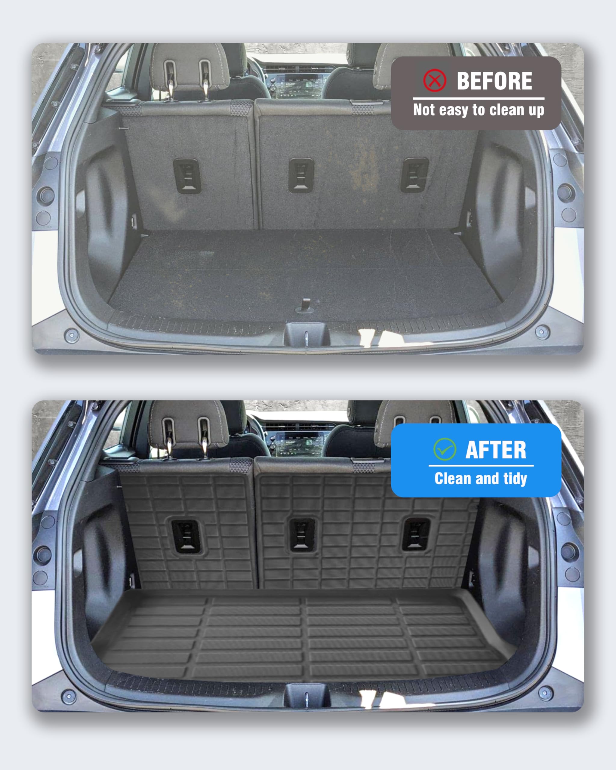 Cargo Mat With Backrest Mats For Chevrolet Bolt EUV 2022-2024