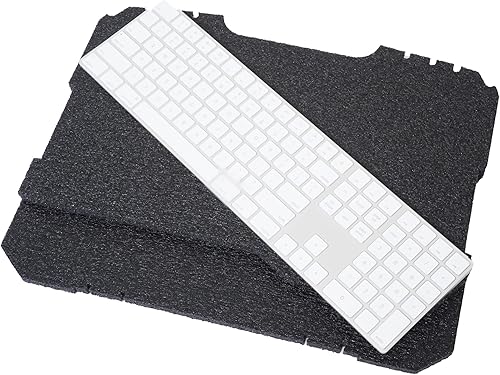 Miniatura 9 de Case Club Funda de transporte rígida, compatible con Apple Mac Studio, teclado mágico y accesorios, funda de viaje y almacenamiento resistente con