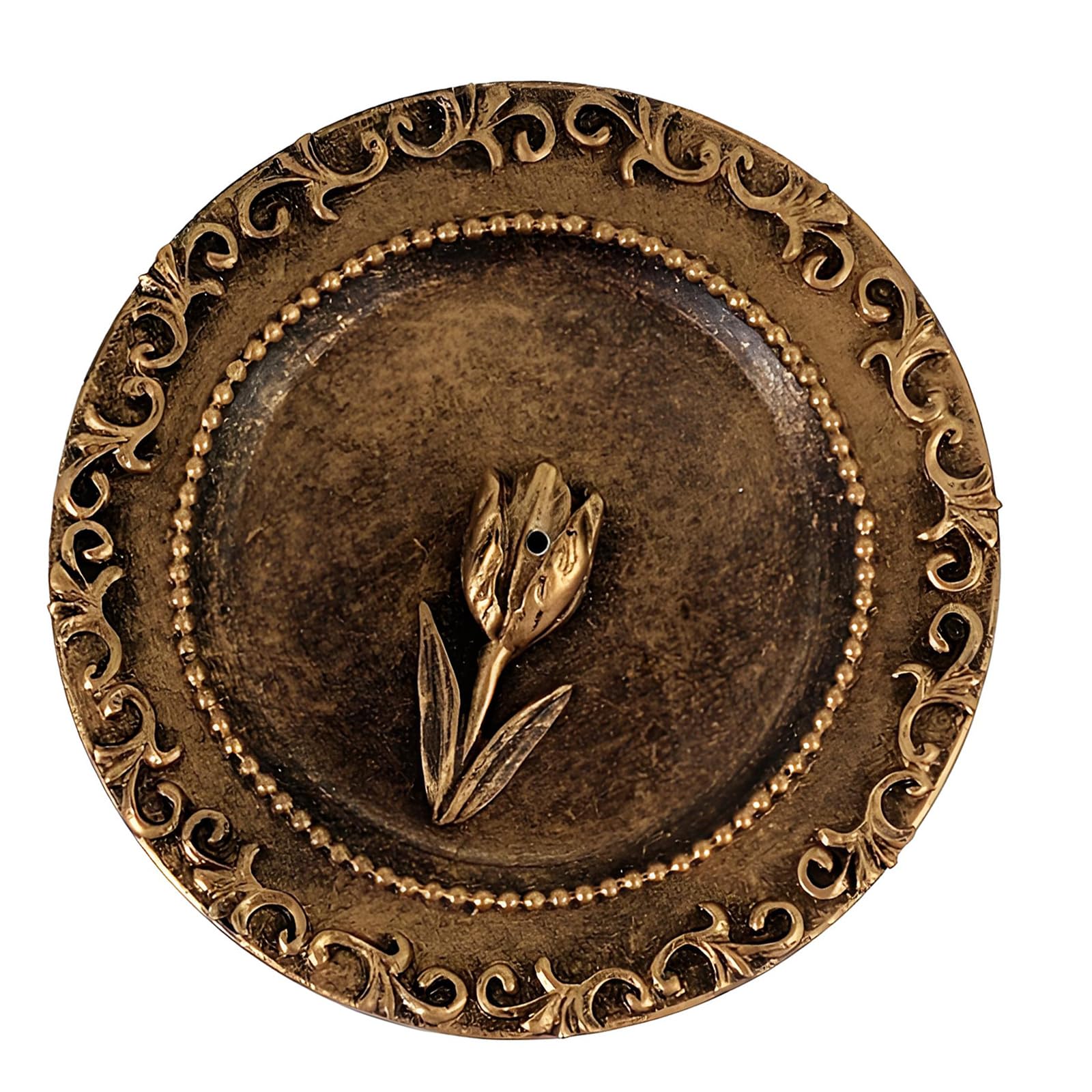 JSGHGDF Resin with Ashes Tray Antique Design for Spaces Home Scented Stove