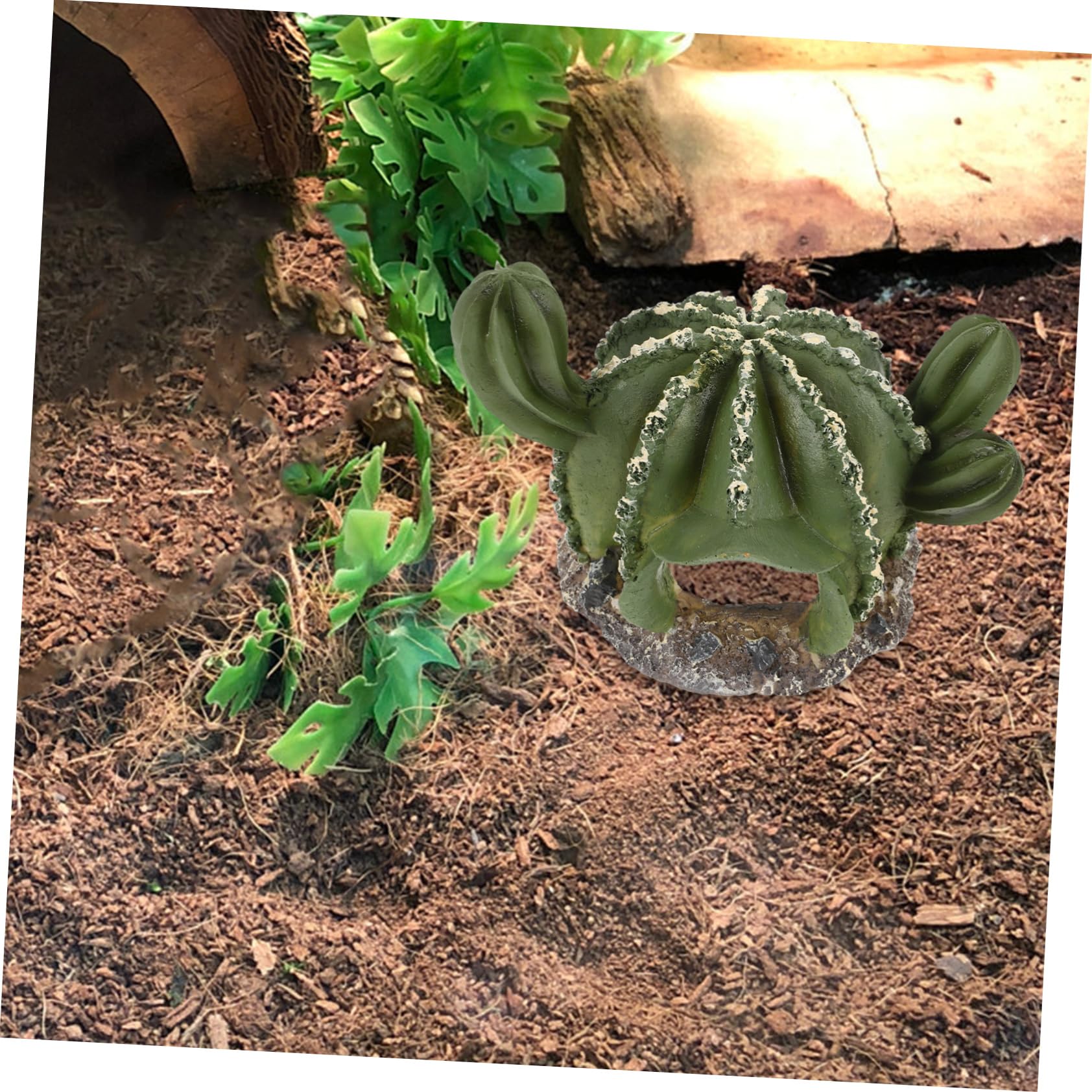 YARNOW 4 Cuevas Pequeñas Y Ligeras De Resina para Reptiles Ideales como Guarida para Lagartos para Un Práctico Adorno.