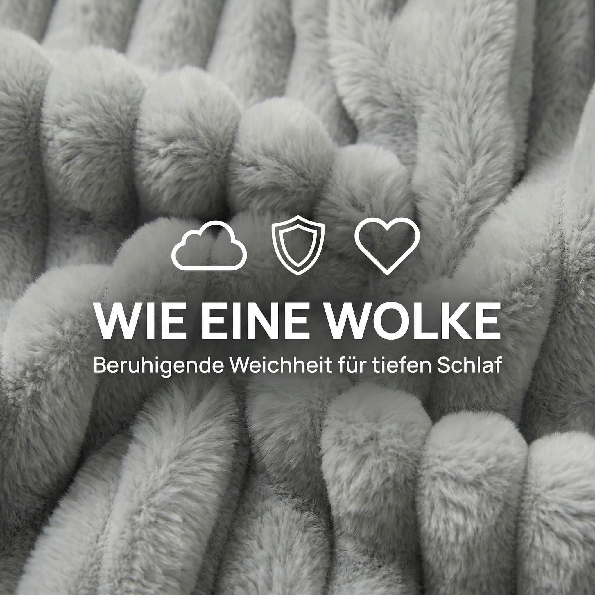Hundebett kleine Hunde & Katzenbett, Grau, S 50x48x15 cm