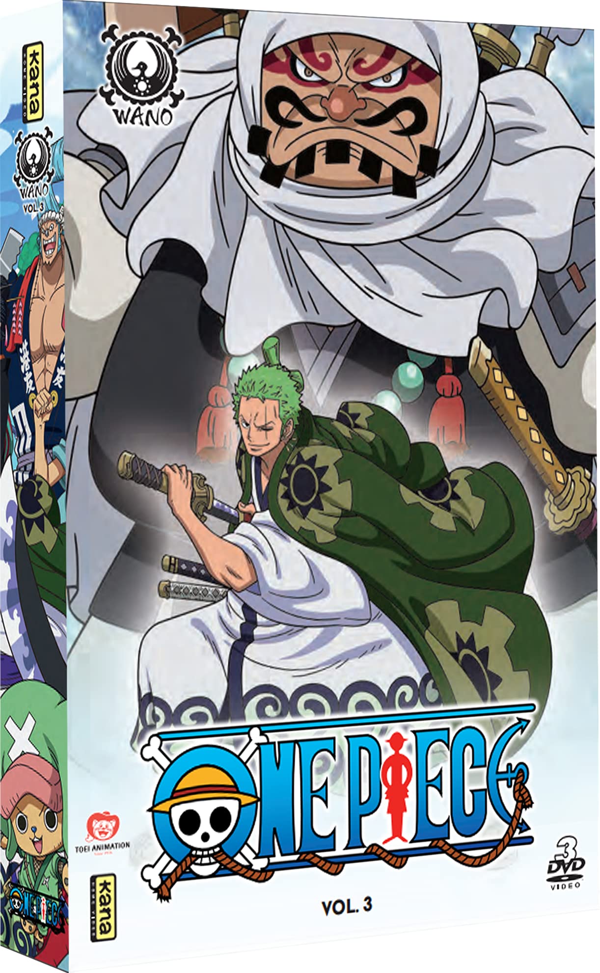 One Piece País de Wano 3 serie completa anime coleccionismo DVD