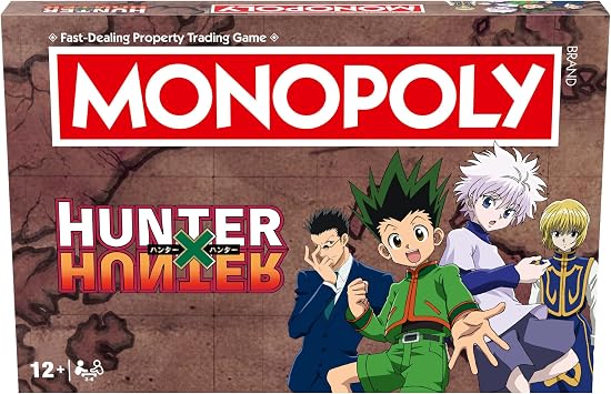 Winning Moves Hunter x Hunter Monopoly classic board game perfect for 2–6 players and makes a great gift for fans aged 12 and up