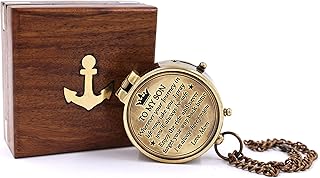 OCEAN REPLICAS Mom to Son Compass – to My Son Love Mom – Mother to Son Gifts - Graduation Day Gifts for Son - Son Birthday Gifts - Confirmation Gifts for Son