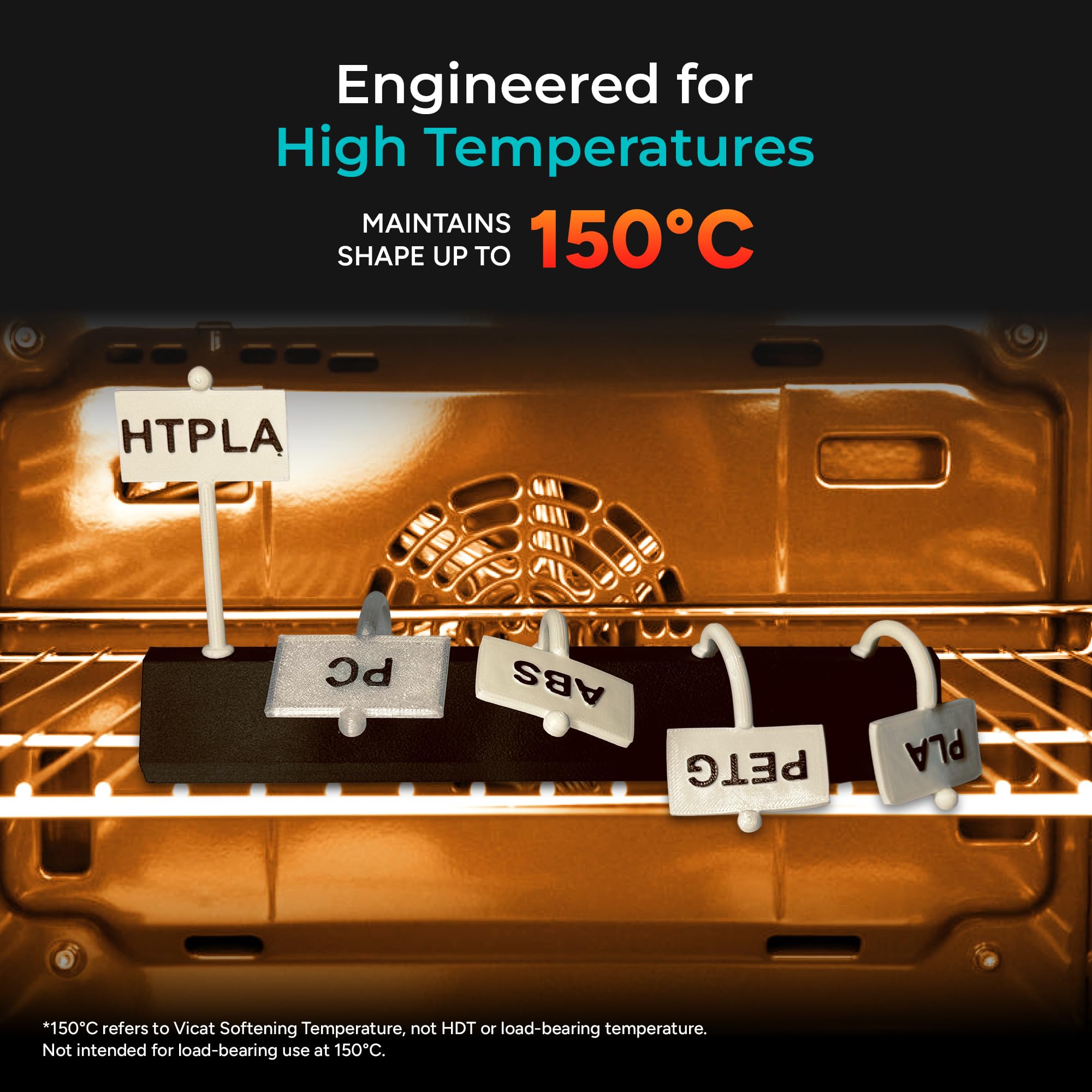 Polymaker HT-PLA, czerwony filament do druku 3D, odporny na temperaturę do 130°C, łatwy do drukowania, współpracuje z większością drukarek FDM, szpula 1 kg