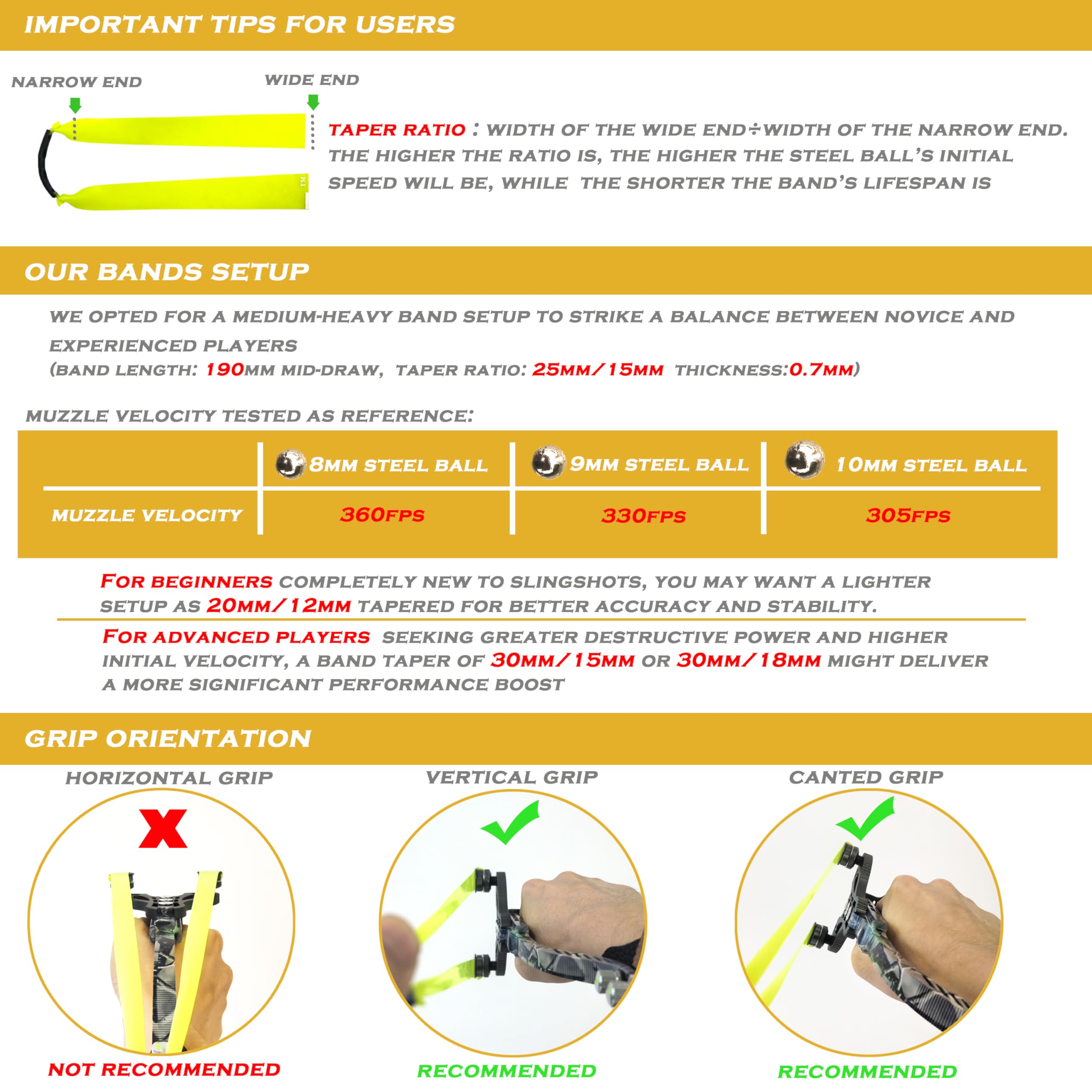 Heavy Duty Hunting Slingshot, Wrist Rocket Slingshot with Arm