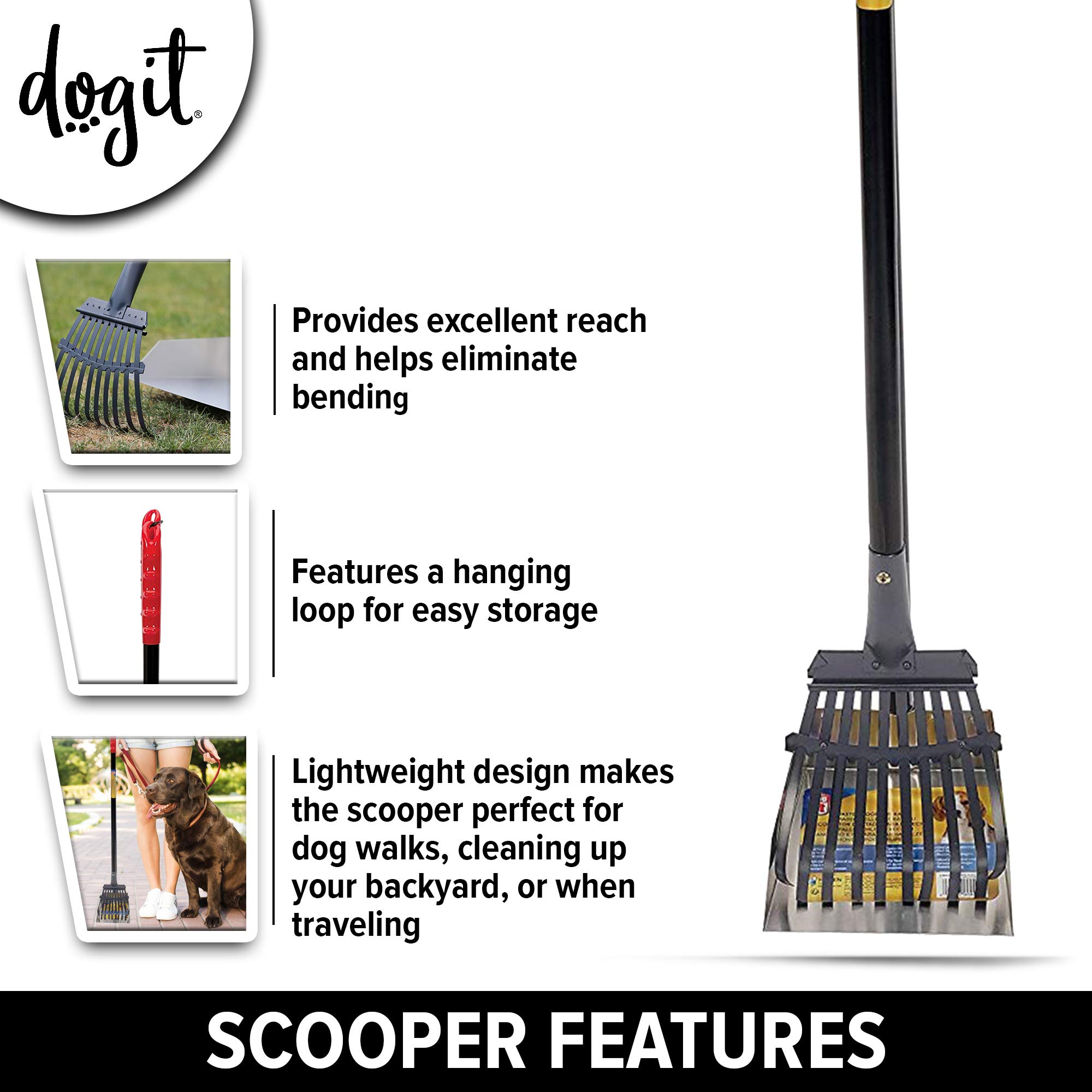 Combo Rake Snapklik.com : Waste Scoop, Dog Combo Waste Rake & Dog Pooper Scooper ...