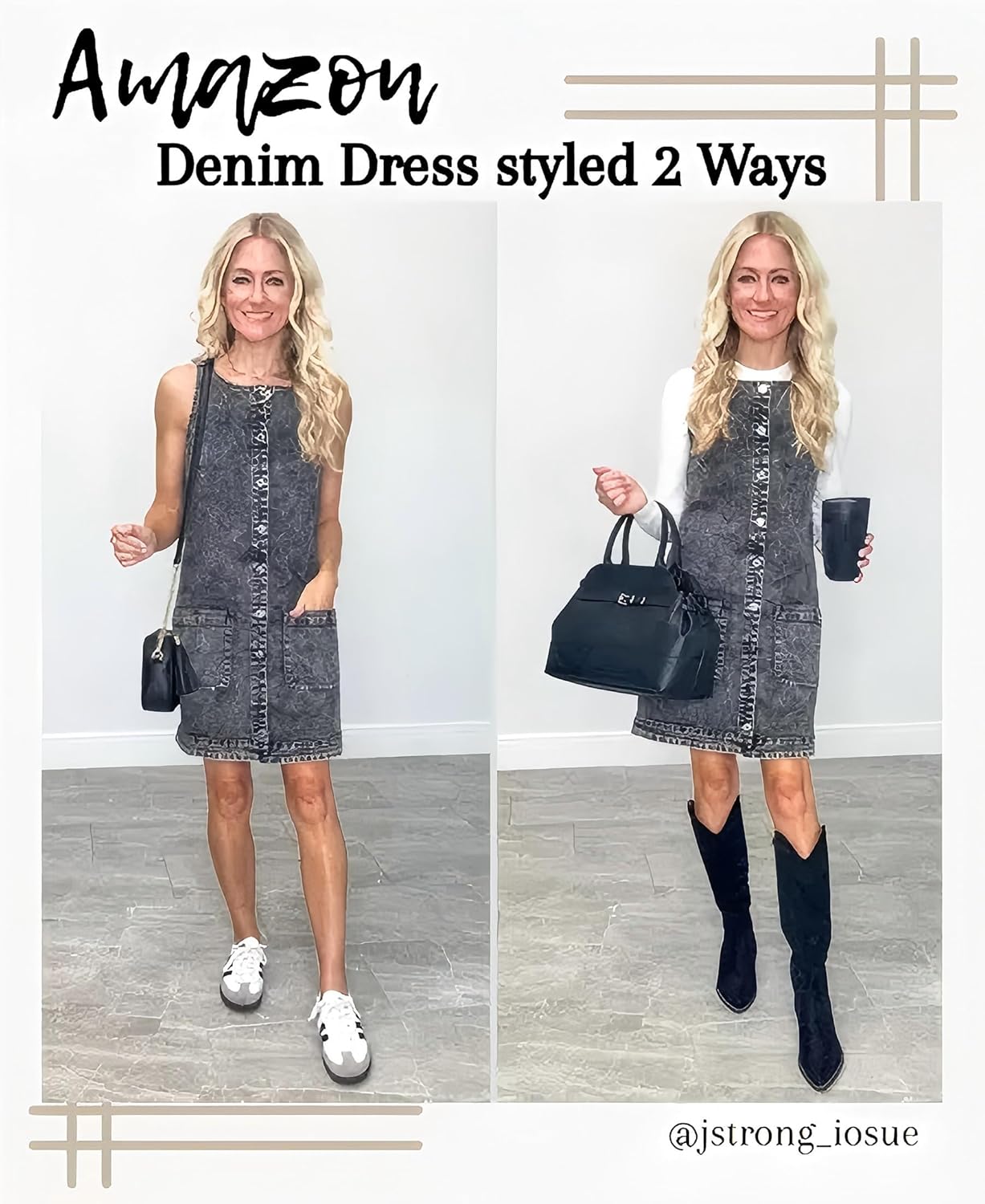 Yousify Womens Casual Sleeveless Denim Overalls Dresses Button Down Summer Jean Mini Dress 2025 Trendy Romper With Pockets - Image 4