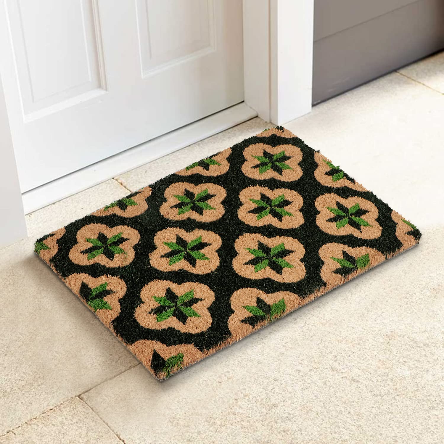 HOKIPO Coconut Coir Doormat - Natural & Durable -1 HOKIPO Coconut Coir Doormat - Natural & Durable -1