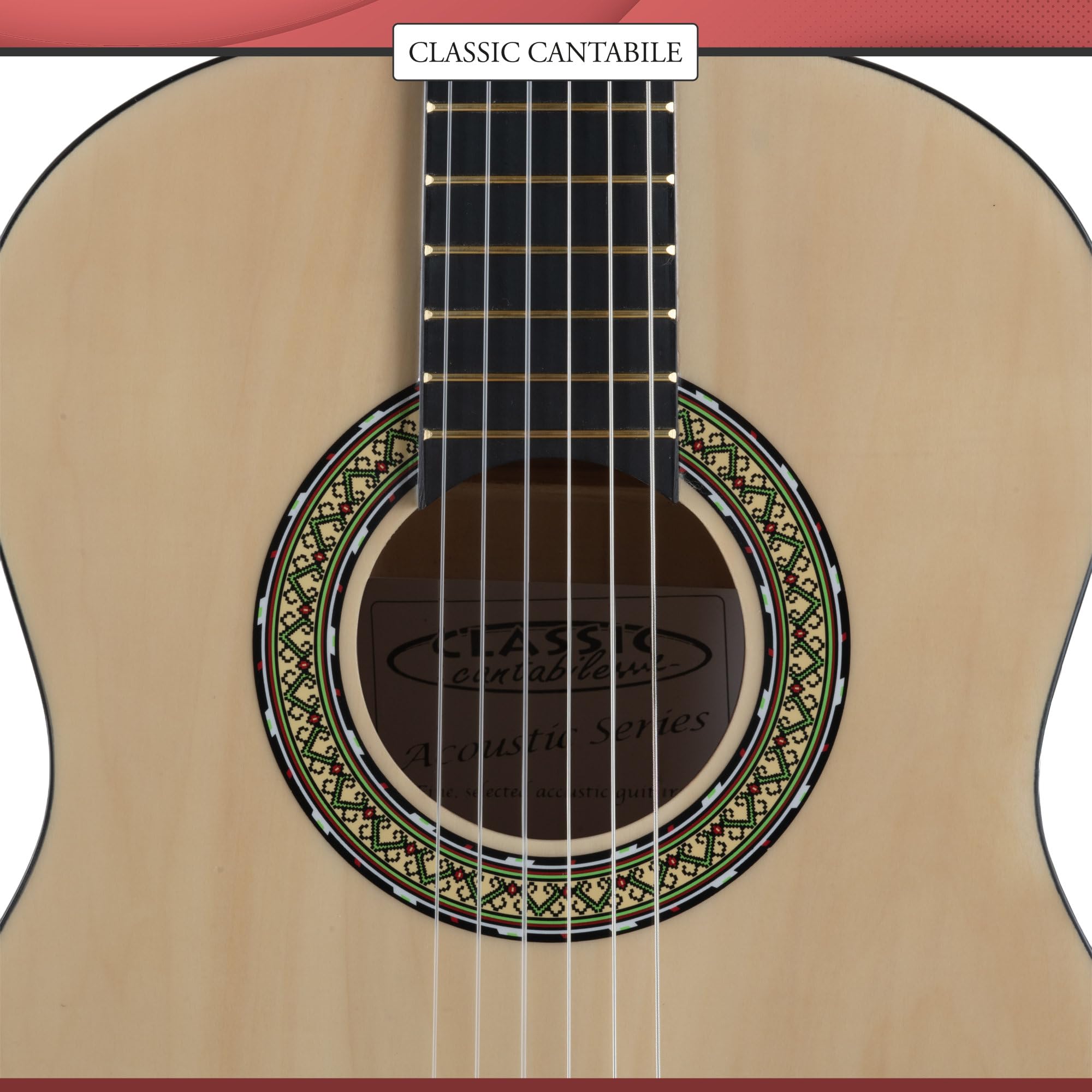 Classic Cantabile Acoustic Series AS-851-L Guitare Classique 4/4 Pour Gauchers