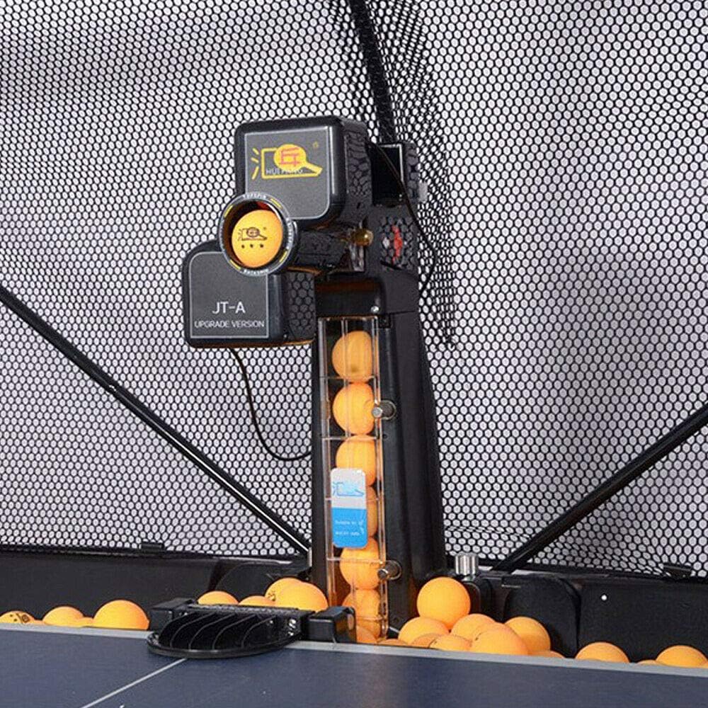 Table Tennis Robot Training,50W JT-A Automatic Ping Pong Robot Machine with Catch Net and 9 Different Spin Balls for Training : Sports & Outdoors
