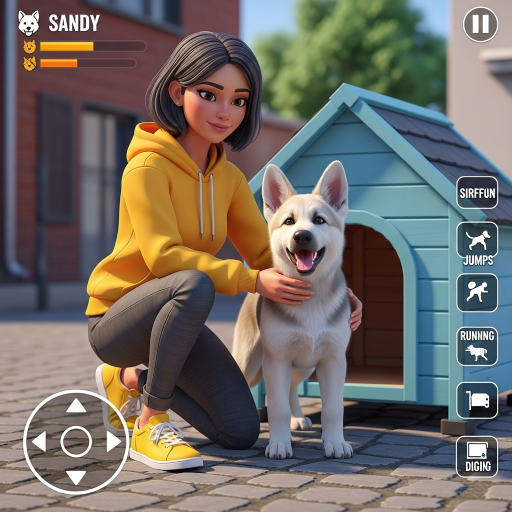 Hunde-Abenteuer-Simulator – Lustige Missionen im Welpenspiel