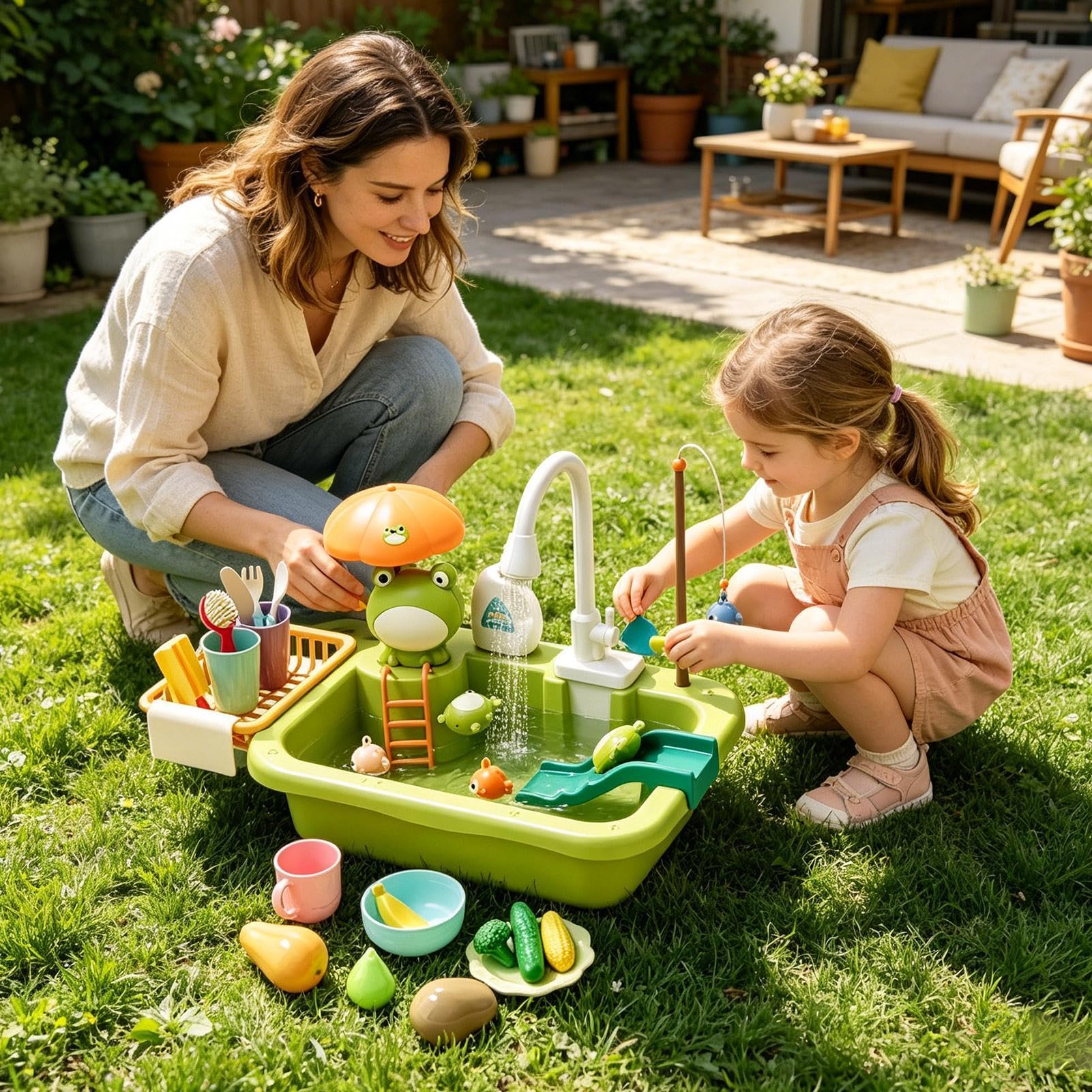 Mesa de Agua Infantil Juguetes Veraniegos