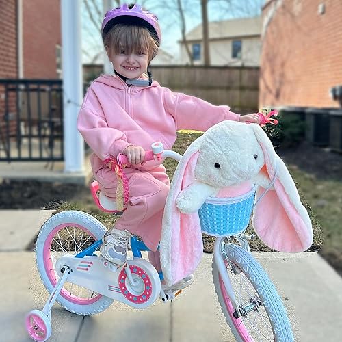 Miniatura 3 de RoyalBaby Bicicleta EZ para niñas, bicicleta Stargirl, entrenamiento libre, equilibrio a pedal, bicicleta de fácil aprendizaje, 12-20 pulgadas para