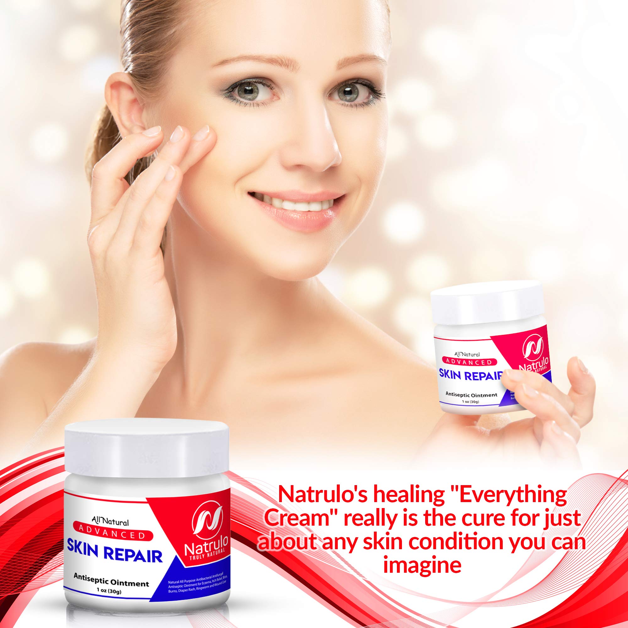 Natrulo Skin Healing Cream Natural All Purpose Antibacterial