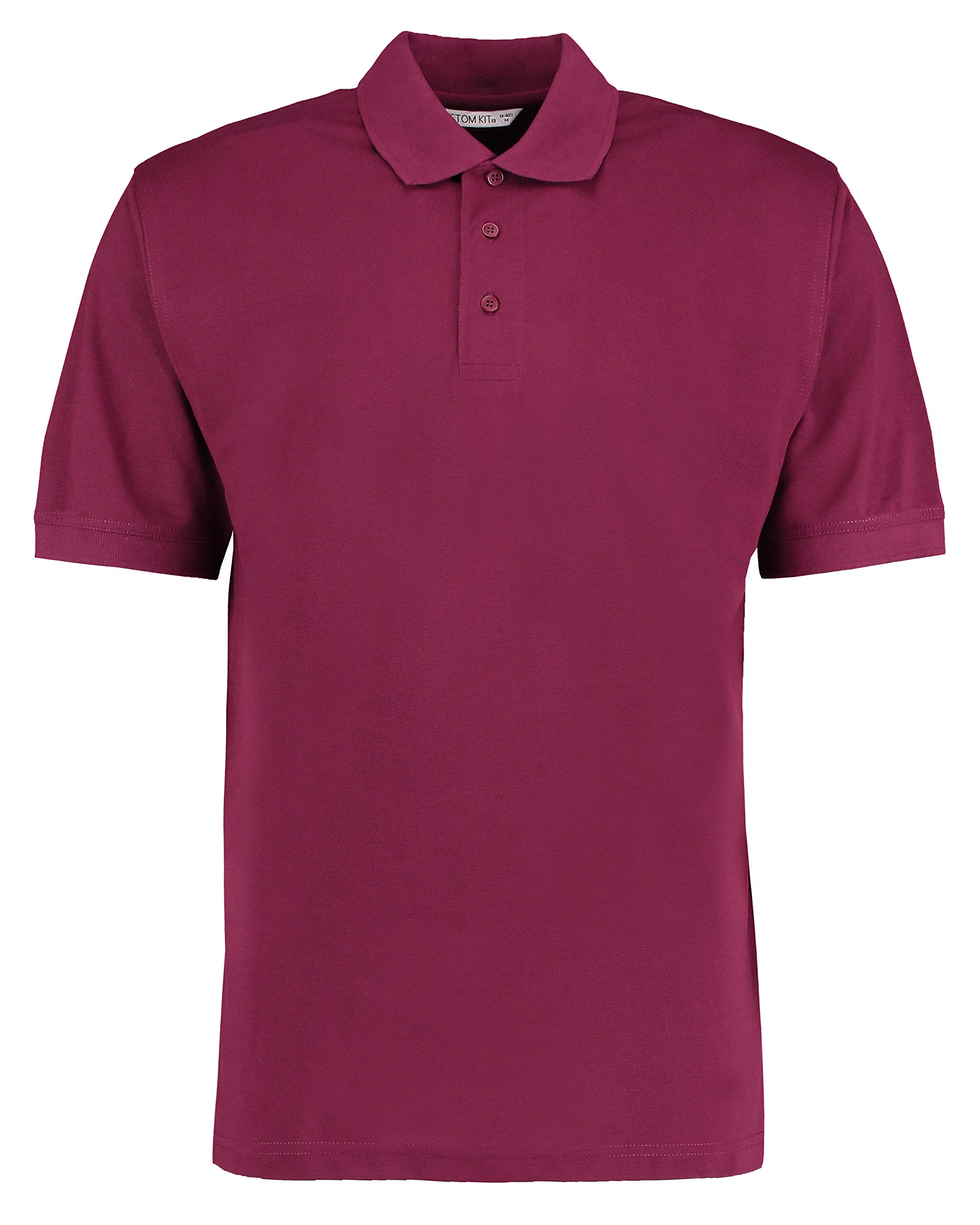 Kustom Kit Unisex Comfort Finish Klassic Polo Shirt Burgundy XS