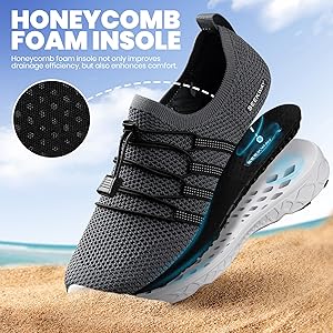 Amazon.com | SEEKWAY Mens Womens Water Shoes Quick Dry Non