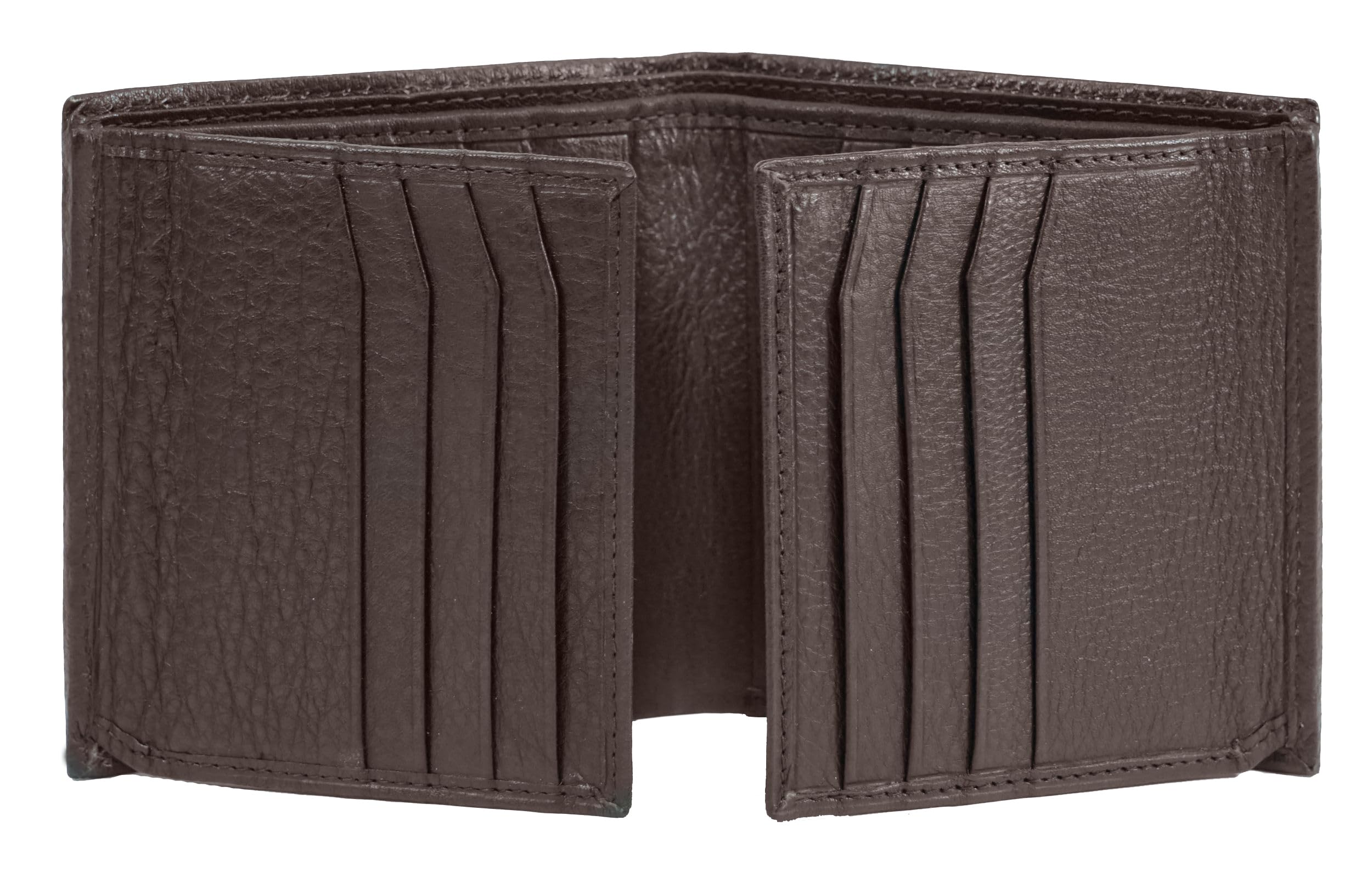 Amazon.com: Bullz Genuine Nappa Cow Leather Thick Dual Credit Card
