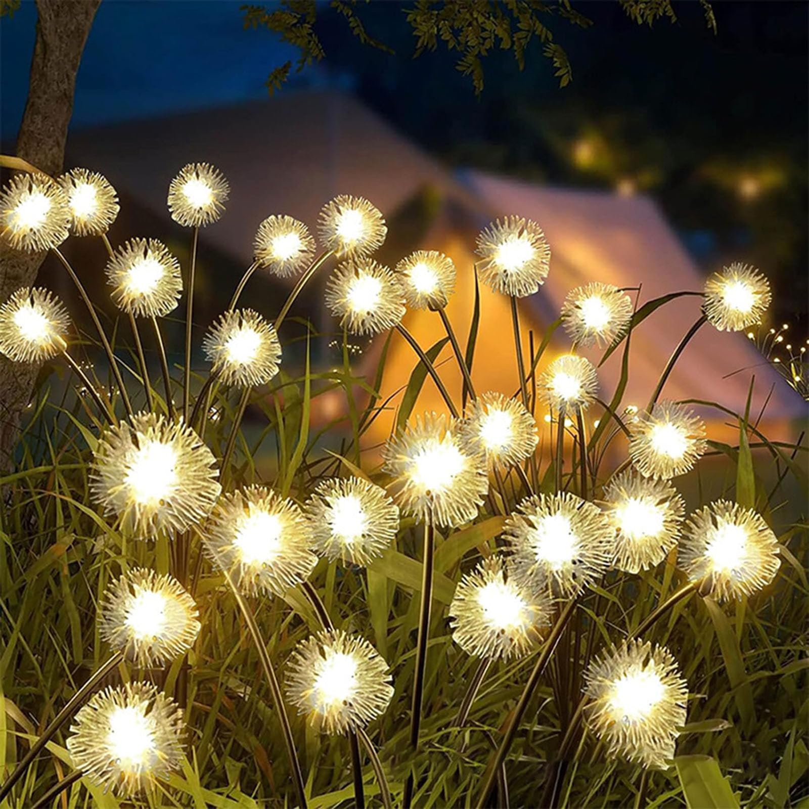Solar Lamp Outdoor Courtyard Garden Decorative Lamp Villa Camping Yard Plug-in Lamp