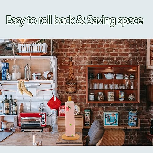 Miniatura 7 de Minasuki Toallas de papel reutilizables sin papel, toallas de papel lavables con rollo de cartón, paquete de 25 toallas de papel ecológicas para