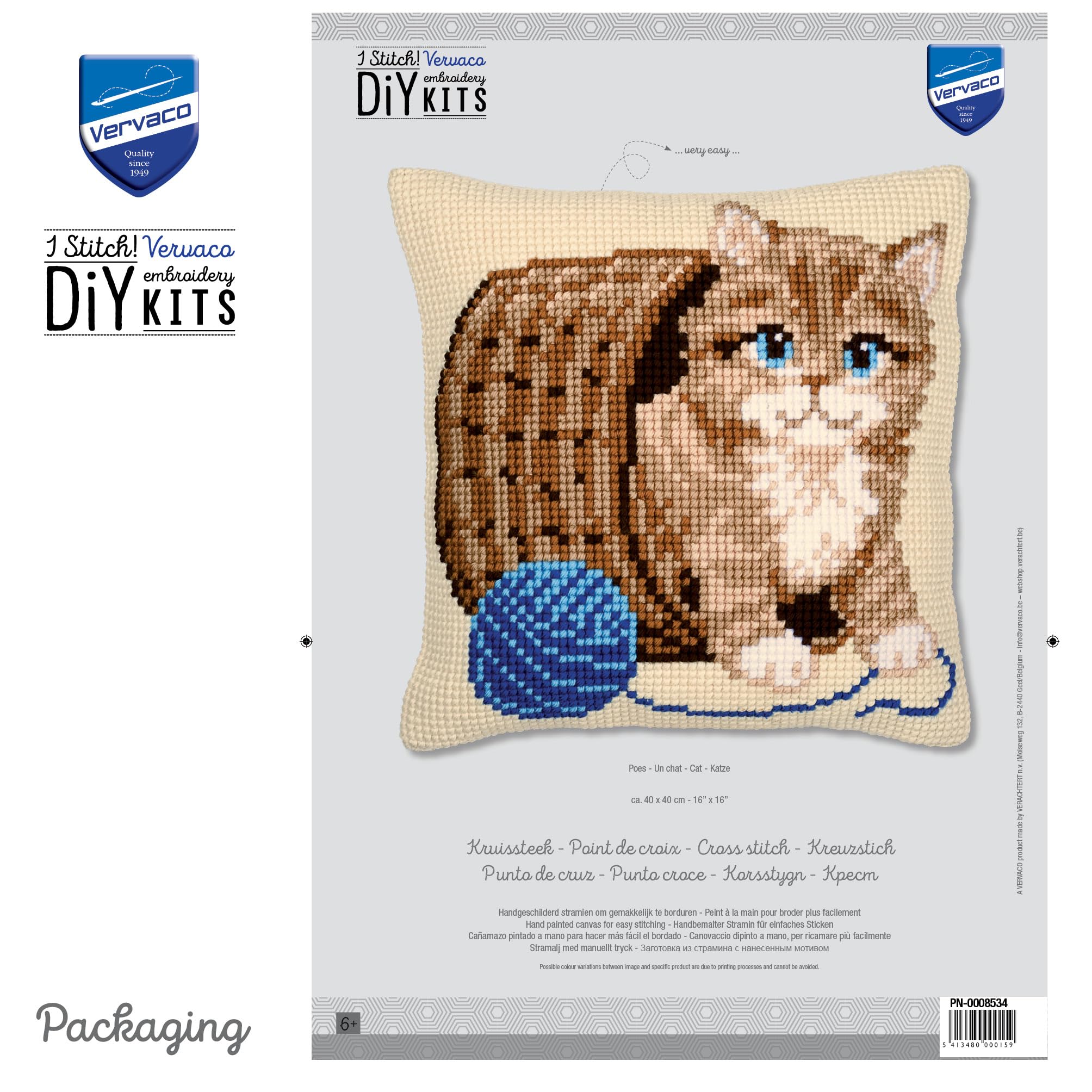 Coussin Vervaco Collection Vervaco Kit De Coussin Au Point De