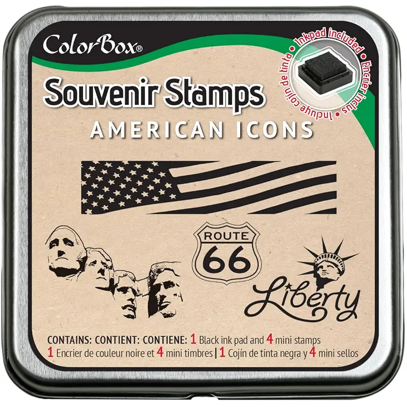 قیمت و خرید تمبرهای یادگاری CLEARSNAP ColorBox ، شمایل آمریکایی برند